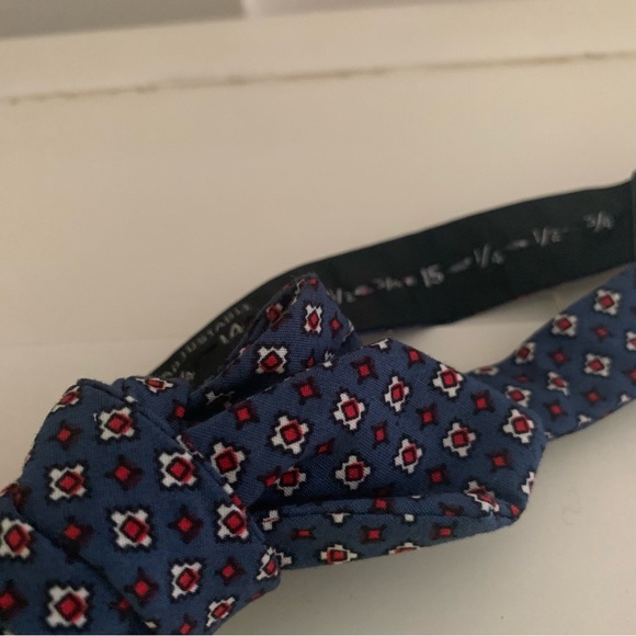 Steven Alan Bowtie Blue Red - Picture 7 of 7